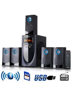 beFree Sound 5.1 Channel Surround Sound Bluetooth Speaker System